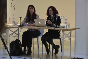 Claire Damesin et Karine Bonneval - LASER Paris, 3 mai 2017 (photo Décalab)