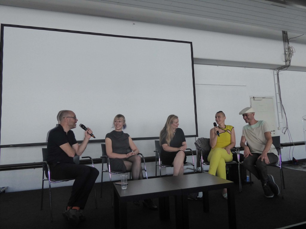 FEAT panel at Ars Electronica, image Annick Bureaud