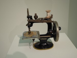 "Make Do and Mend", Anna Dumitriu, toy sewing machine